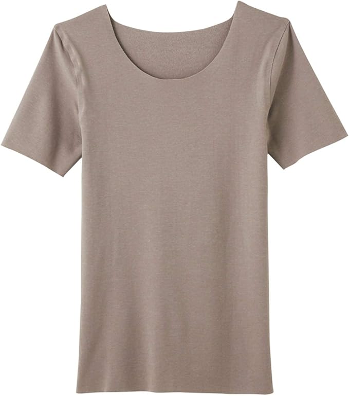 gunze 郡是 贴身内衣 kireilabo 完全无缝保暖棉混纺起绒 3分袖 kl