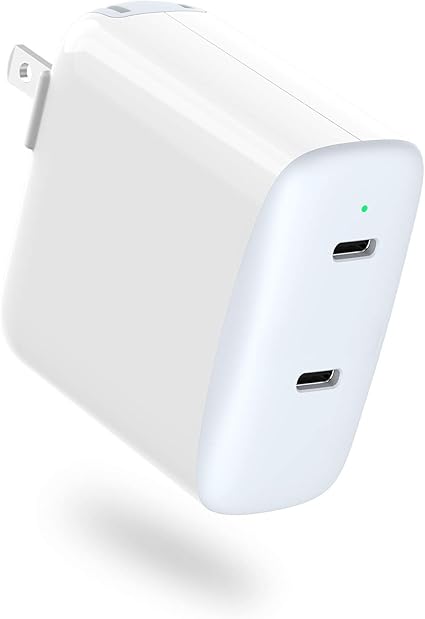 18w Usb C 快速充电器 适用于iphone 11 11 Pro 11 Pro Max Xr Xs Xs Max X 8 8 Plus Ipad Pro 12 9 Gen 1 2 Ipad Pro 10 5 Ipad Air 3 Ipad Mini 5 可折叠插头 Led 指示灯 带充电 线 数码影音 亚马逊中国