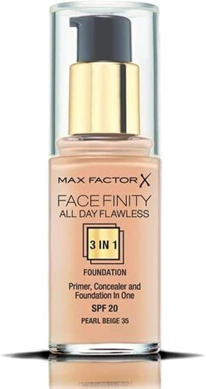 max factor 蜜丝佛陀 facefinity 三合一全天无瑕粉底液,spf 20 - 35