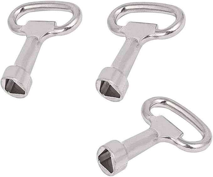 xinyiyuan三角插口钥匙三角橱柜扳手钥匙锁508厘米x664厘米4件装