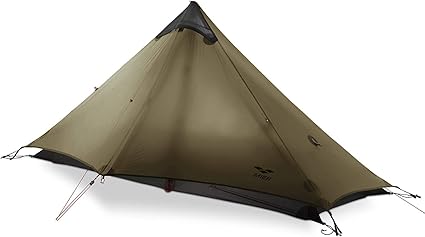 Mier 超轻帐篷3 季背包帐篷适合1 人或2 人露营 徒步 皮划艇 登山 徒步旅行 不包含重拨杆 卡其色 1 人 亚马逊中国 运动户外休闲