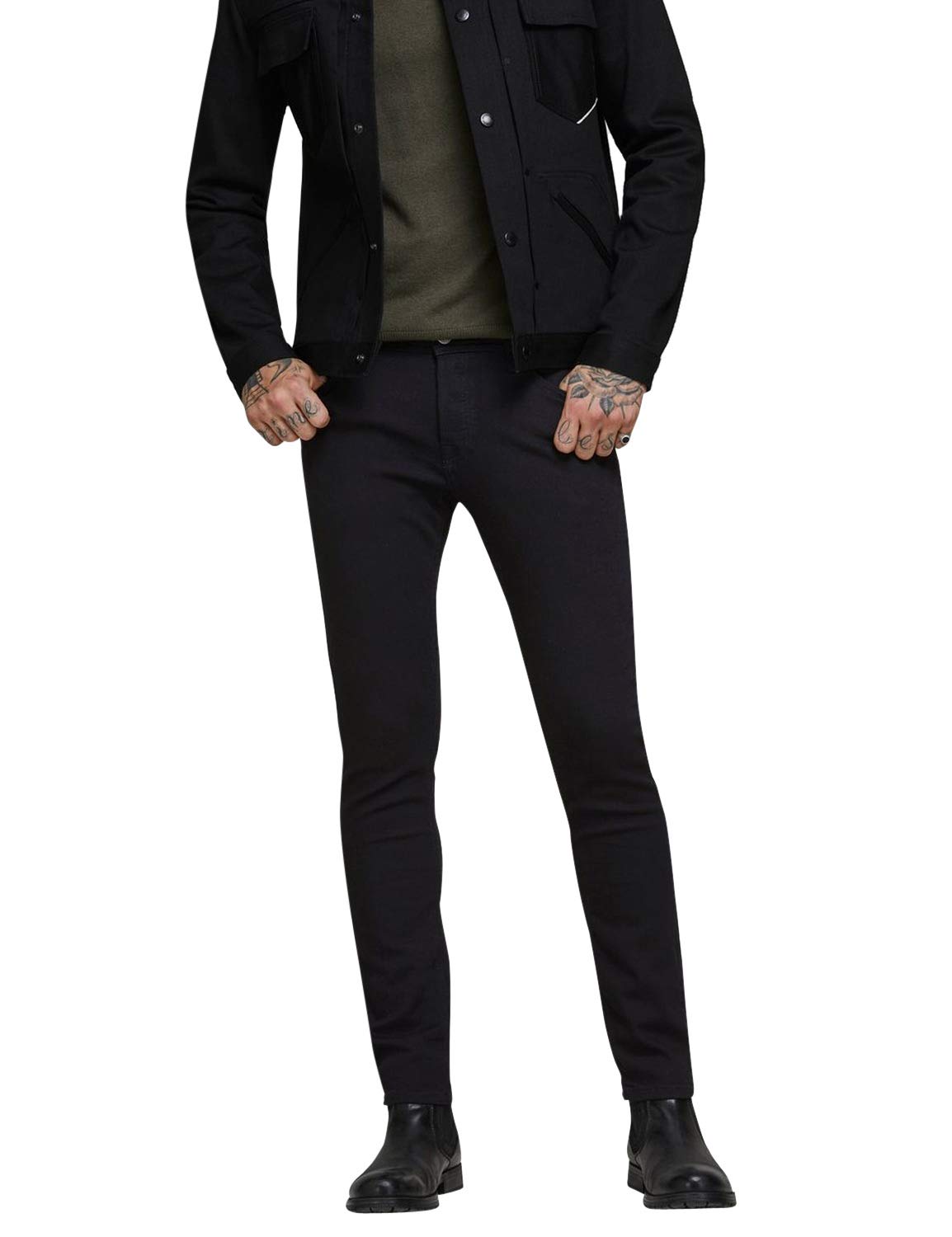 JACK & JONES Men's plus size slim jeans Tim ORIGINAL AM 816