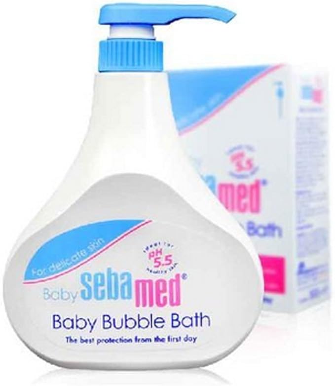 sebamed 德国施巴婴儿泡泡浴露500ml 婴儿沐浴露洗发二合一 宝宝沐浴