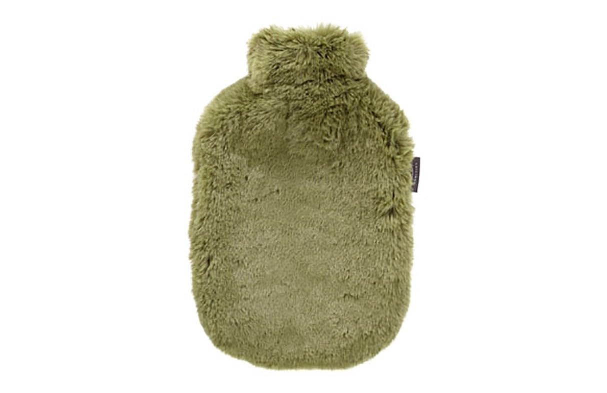 Fashy hot water bag with super soft outer cover made of high quality imitation fur into 2.0 L