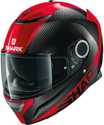 shark 斯巴达摩托车头盔,黑色/红色,xl 码