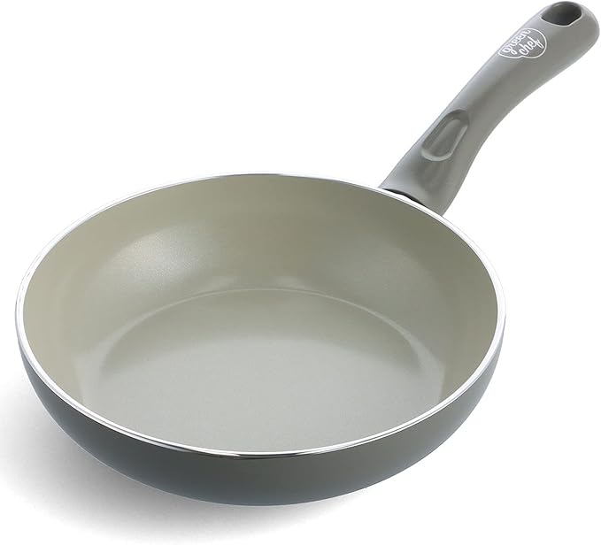 大地色 平底锅 20cm 石英灰色