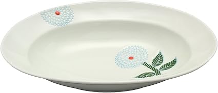 光和陶器波佐见烧勋山窑色彩达利亚椭圆盘 中 红色14 039 光和陶器 价格报价图片