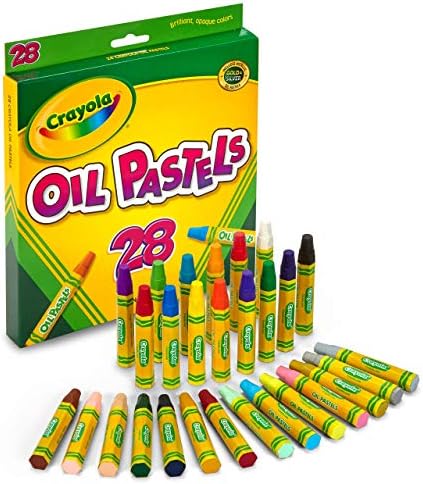 Crayola 28ct Colored Oil Pastel Sticks 亚马逊中国 个护健康
