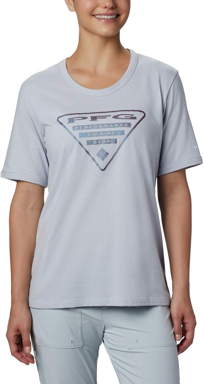 columbia 哥伦比亚 女式 w pfg 三角形 t 恤 ss