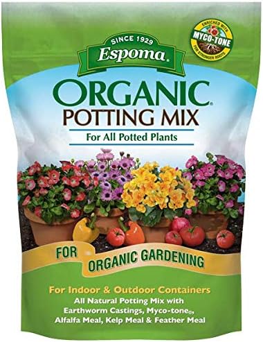 espoma ap8 8-quart organic potting mix