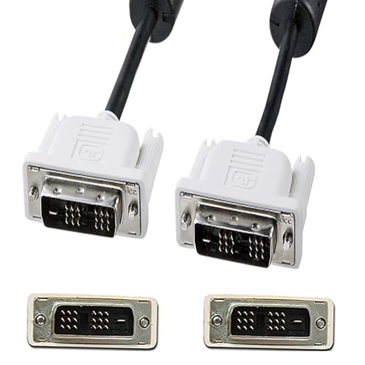 kyper dvi 转 dvi 公头数字视频监视器 lcd 平板电缆 6 英尺(10 包)