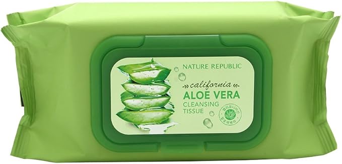 nature republic 加利福尼亚芦荟洁面纸 1 个装(80 张)