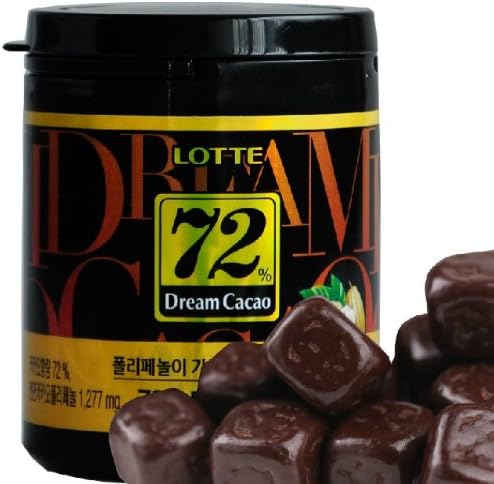 Lotte 乐天72 黑巧克力乐天巧克力72 韩国纯黑巧克力乐天黑巧克力 食品 亚马逊中国