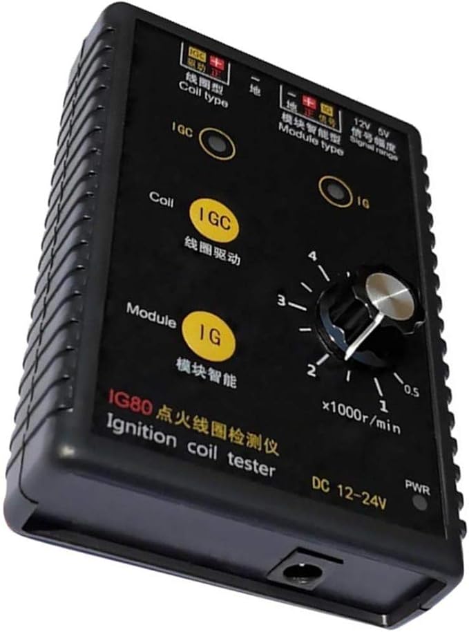 wakauto 1 套耐用车辆测试仪便携式*测试工具,适用于汽车点火线圈