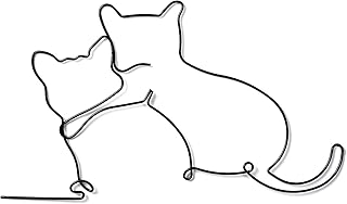 金属剪影墙饰 | 金属墙艺术 | 极简主义房间 | 客厅卧室装饰 (拥抱)