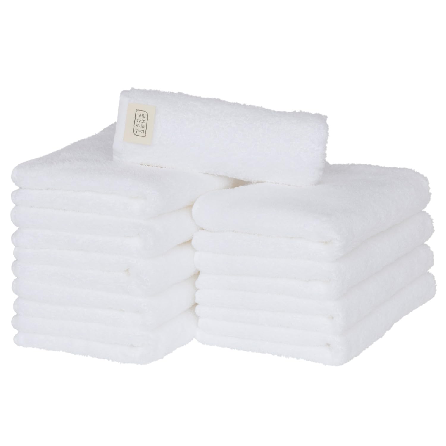 タオル Research Institute Towel Research Institute Nikaya limited [Light reason] #006 Face towel White Lily 10 pack high-speed absorbent quick drying durable popularity thin model [7 colors] Japanese tec