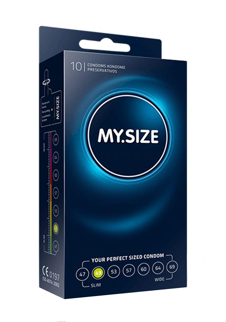 MY.SIZE Lubricated transparent * set (0 packs),49 mm