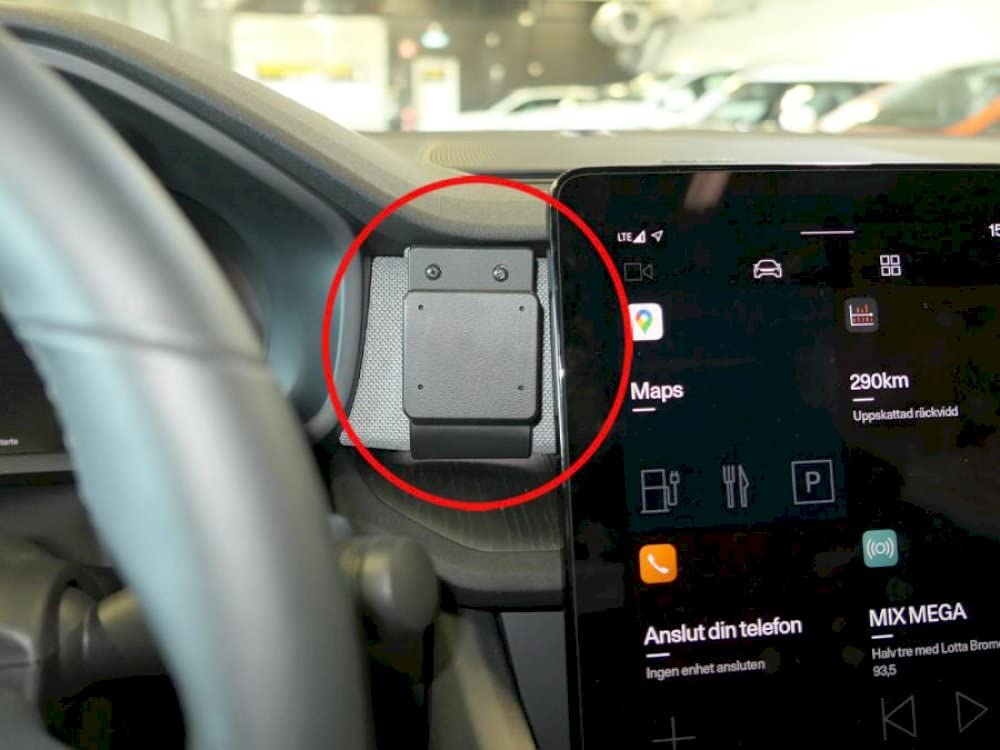 Brodit  ProClip 车载支架 855826  瑞典制造  中间安装  适用于左转向车辆  适用于所有 Brodit 设备支架