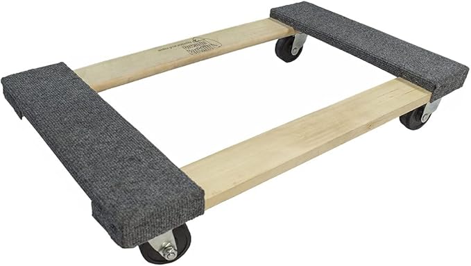 forearm forklift ffmd 经济型移动多莉推车,带地毯顶部,600 磅容量