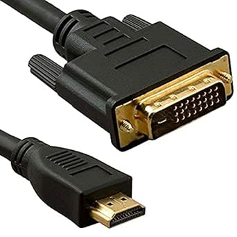 5m hdmi 至 dvi 3d 电视电缆-专业品质(* 铜线和无氧 ofc) - 超高清