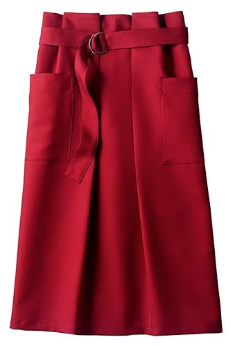 blance 沙龙 围裙 男女通用 酒红色 bw9501-5 (l)