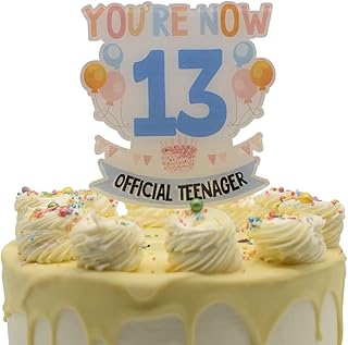 13 岁生日蛋糕装饰 - 男孩或女孩的 13 岁生日装饰 - 13 岁生日派对