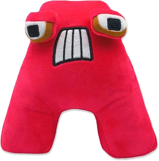 a 毛绒玩具字母lore plush 儿童演出流行毛绒毛绒玩具彩色柔软玩具