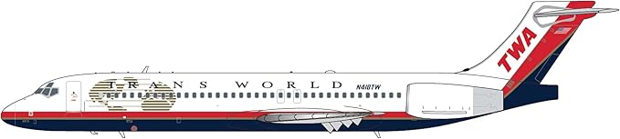 geminijets gjtwa2008 反式世界航空公司 twa 波音 717-200 n418tw