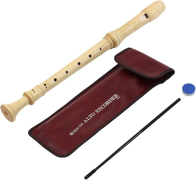 zen-on consort 木制 中音竖笛 巴洛克式 a-3m/e