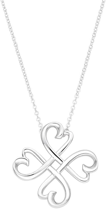 tiffany 蒂芙尼 纯银 paloma99picasso 幸运 爱心 吊坠 项链 45cm