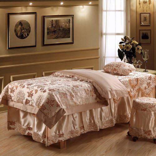 缤馨家纺 美容床罩四件套 按摩床罩 可订做熏蒸床罩 名流一族019 75