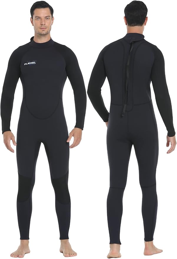 flexel 潜水服 3 毫米女式男式成人氯丁橡胶冷水连体潜水服 2 毫米全