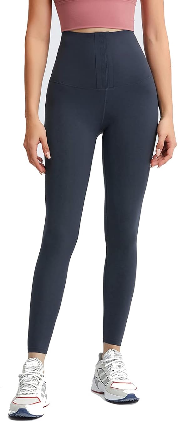 huge sports 收腹瑜伽紧身裤女式高腰可调节胸衣锻炼塑身衣