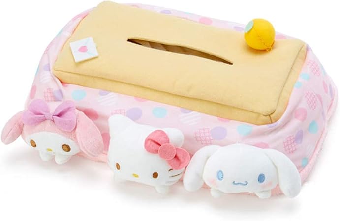 Sanrio 三丽鸥卡通人物纸巾盒 被炉 玩具 亚马逊中国