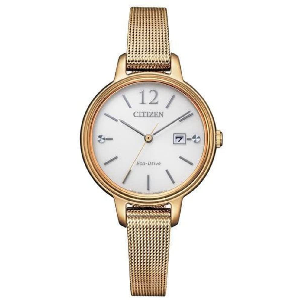 Citizen Citadel Ladies Eco-Drive Watch Stainless Steel Elegant - EW2447-89A, bracelet