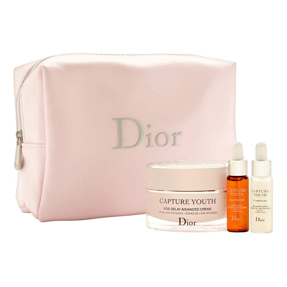 Christian Dior Capture Youth 3-piece Set (Fuchsia Filling Essence 0.23 + Delay Cream 1.7 + Delay Eye 0.17)