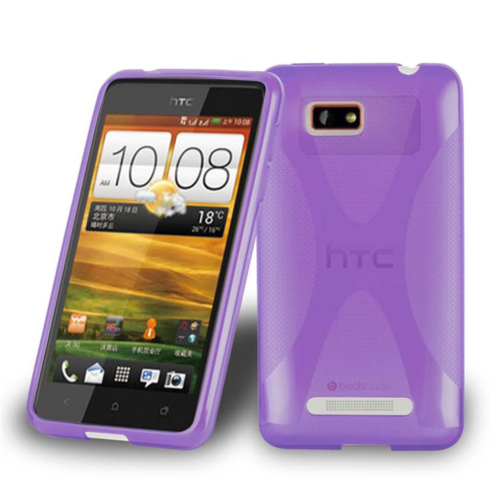 Cadorabo phone Case for HTC ONE SU Clove VIOLETT - Flexible TPU silicone phone case - Silicone case protective case ultra-thin soft back cover