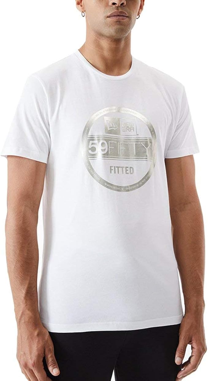 new era 衬衫 - 金属遮阳板贴纸白色