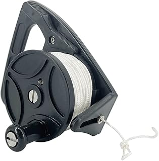 带拇指塞的水肺潜水渔线轮,用于*水下潜水浮潜和娱乐潜水和矛钓(46 米