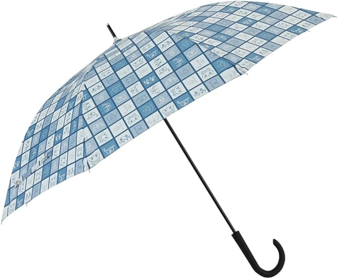 [ogawa 小川] 雨伞 长伞 男款 伞 结实 玻璃纤维伞骨 65厘米 8根伞骨