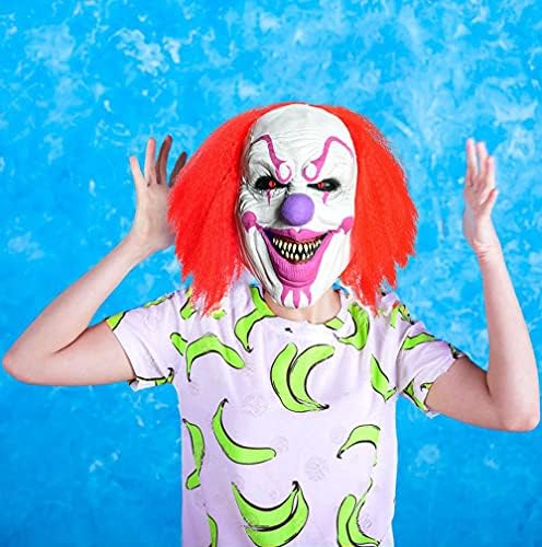 小丑面具-万圣节乳胶小丑面具-恐怖小丑面具-恐怖小丑面具-万圣节服装