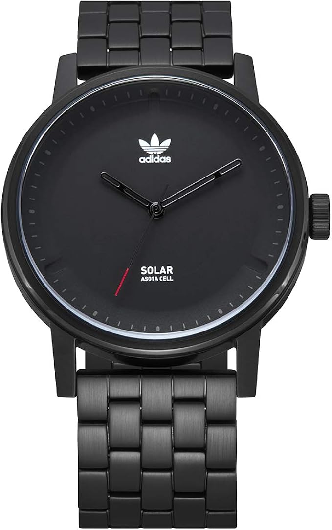 adidas by nixon 中性模拟太阳能石英机芯不锈钢表带 z24-001-00