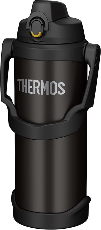 thermos 膳魔师 水杯 真空隔热运动水壶 2.5l 黑色 fjq-2500 bk