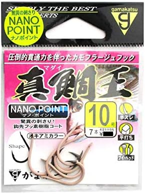 Gamakatsu 玫瑰真鲷王纳米点 鸟笼颜色 10 亚马逊中国 运动户外休闲