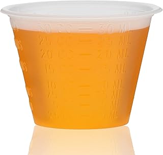 vakly 一次性刻度塑料药杯 1.00