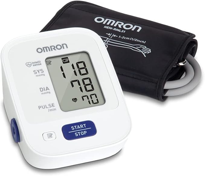 omron 欧姆龙 青铜血压计 上臂袖口 数字血压机 可存储多达 14 个读数