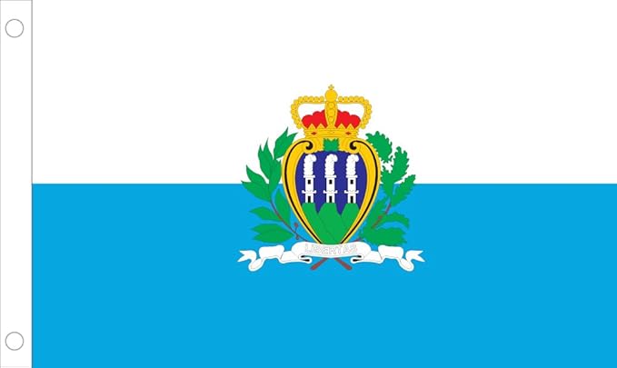 allied flag 户外尼龙 san marino 联合国旗带密封,5 英尺 x 8 英尺