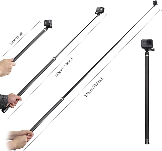 gopro/osmo action/insta 360(106 英寸自拍杆)