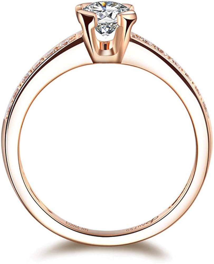 商品名称:18k玫瑰金49分f-g色钻石-守护一生钻石重量:约49分 颜色:f-g