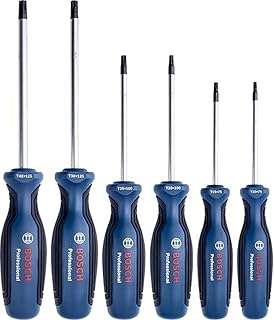 bosch 博世 专业 1600a01v09 六件套螺丝刀套装(梅花,s2 钢),蓝色